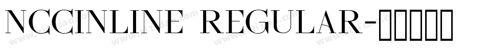 NCCINLINE Regular字体转换
